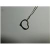 Image 3 : STERLING NECKLACE WITH HEART PENDANT