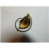 Image 2 : VINTAGE GOLDTONE BROACH, BOND BOYD STERLING WITH PEARL