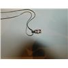Image 3 : PINK STONE PENDANT ON STERLING NECKLACE