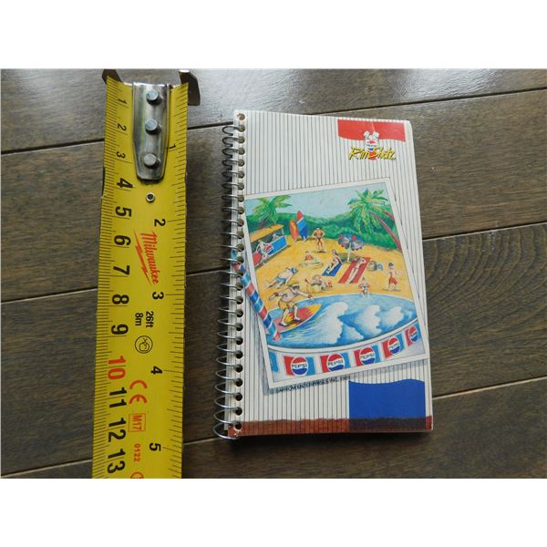 VINTAGE PEPSI NOTEBOOK 5” TALL