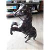 Image 2 : LEATHER REARING HORSE, ANTIQUE