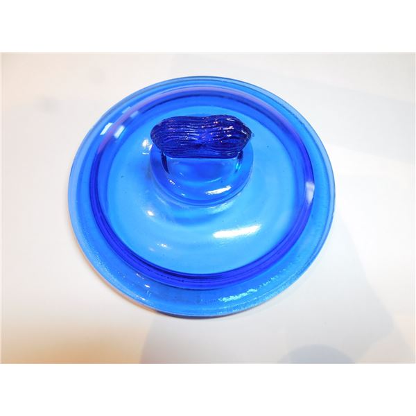 VINTAGE PLANTERS’ PEANUTS, JAR LID, NO CHIPS, BLUE