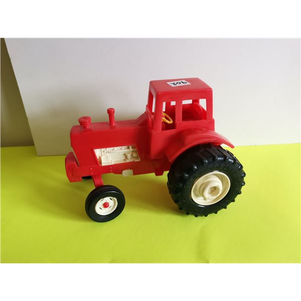 Plastic Toy Ford Tractor Red, 8.5” x 6”Tall