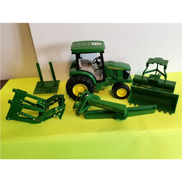 John Deere Toy Tractor w/ Extra Parts