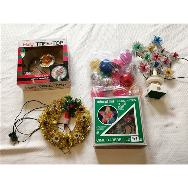 Vintage X-Mas Tree Toppers, etc.