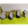 Image 4 : (4) Chalk-Head Figurines