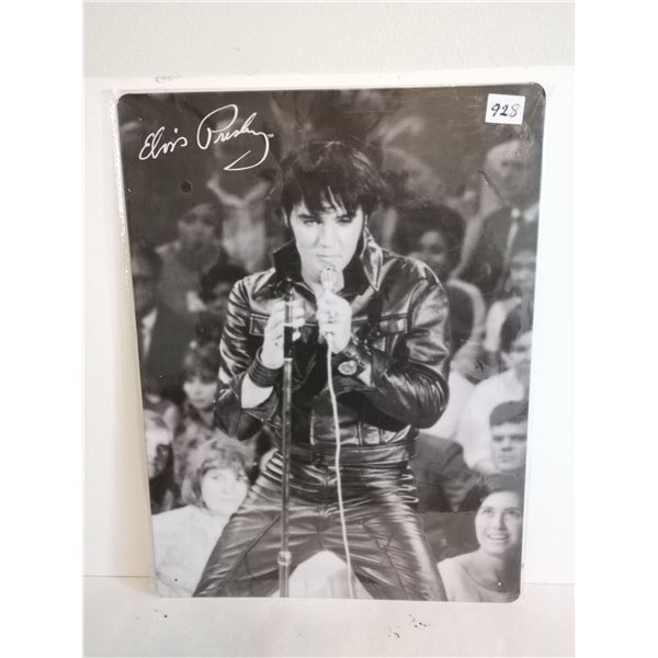 Tin Elvis Sign – 11.75 x 15.75”