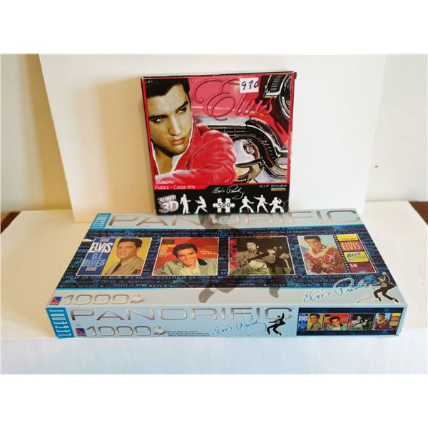 (2) Elvis Puzzles (500 & 1000-Piece)