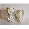 Image 1 : (2) Party Lite Angel Candle Holders, 6.5” & 8”