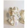 Image 2 : (2) Party Lite Angel Candle Holders, 6.5” & 8”