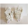 Image 1 : (2) Party Lite Village Carolers Candle Holders, 8”