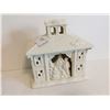 Image 1 : Party Lite Victorian Manor House X-Mas Scene Candle Holder, 7.5”