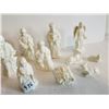 Image 3 : 11-Piece White Bisque Porcelain Nativity Set