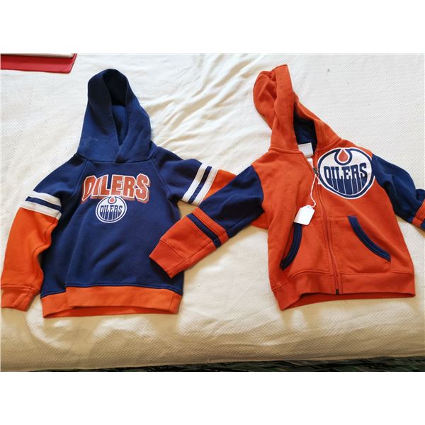 (2) Children’s Edmonton Oilers Sweaters