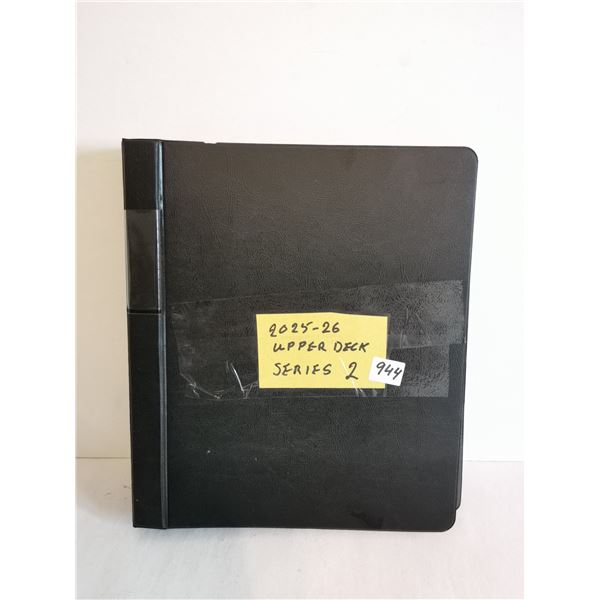 2025-26 Upper Deck Series Two NHL Hockey Cards in Binder