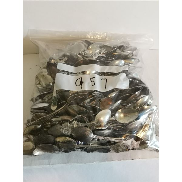 Large Lot of Vintage Collector Spoons
