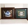 Image 1 : (2) Framed Art Prints (Teapot 15x13” & Teacup 14x12”)