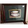 Image 3 : (2) Framed Art Prints (Teapot 15x13” & Teacup 14x12”)