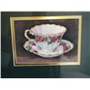 Image 4 : (2) Framed Art Prints (Teapot 15x13” & Teacup 14x12”)