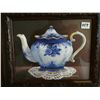 Image 5 : (2) Framed Art Prints (Teapot 15x13” & Teacup 14x12”)