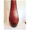 Image 2 : 39” Tall Glass Amber Vase