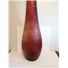 Image 5 : 39” Tall Glass Amber Vase