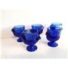 Image 2 : Vintage Cobalt Blue Chicken Egg Cups – 2.5” tall