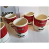 Image 4 : (8) Campbell’s Soup Cups & Campbell’s Soup Sign (8x12”)