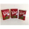 Image 1 : (3) Different Velvet Tobacco Tins