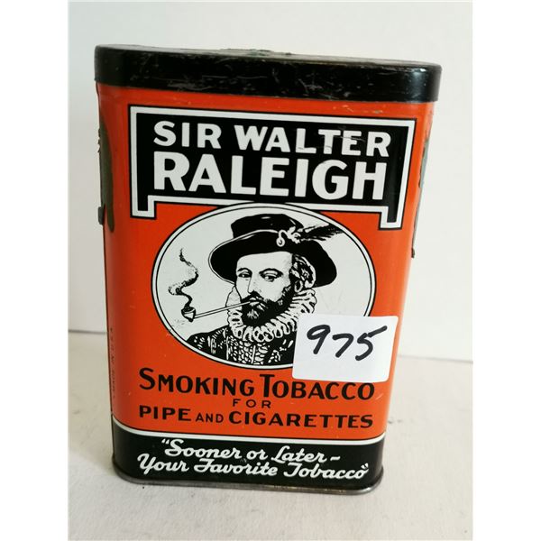 Sir Walter Raleigh Tobacco Tin