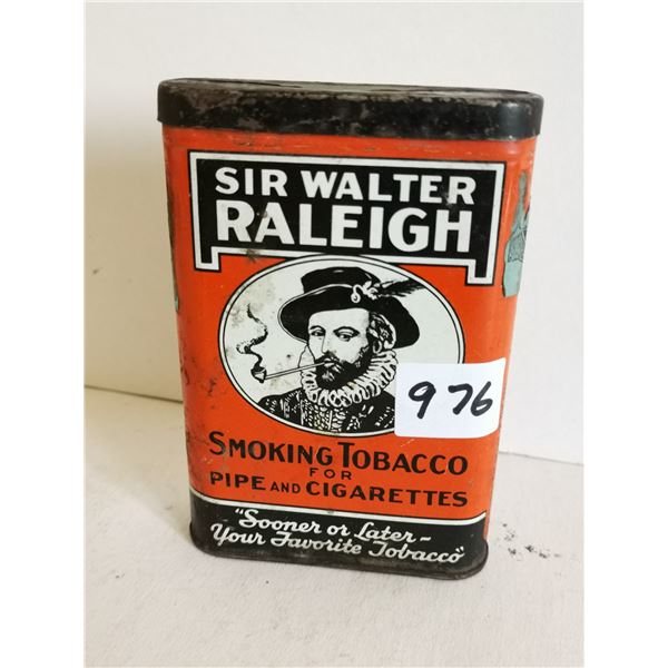 Sir Walter Raleigh Tobacco Tin