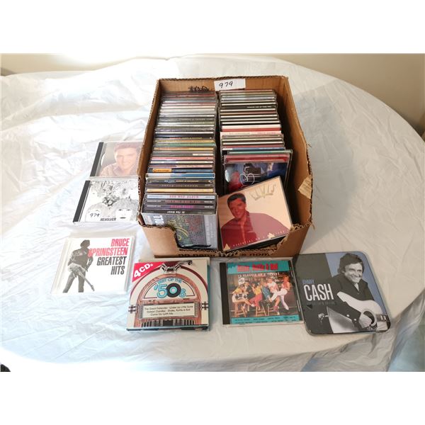 Lot of Assorted CDs – Elvis, Johnny Cash, Bruce Springsteen, etc.