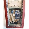 Image 2 : Vintage Hockey Themed Shadow Box Wall Clock, 7.5”x15.5”