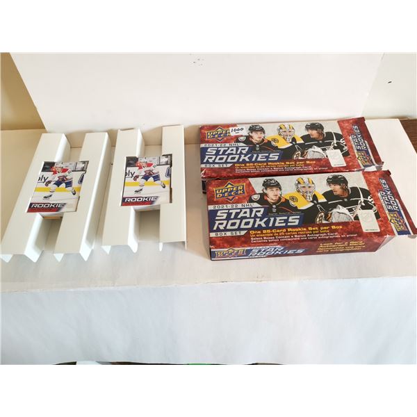 (2) Boxes 2021-22 Upper Deck Star Rookies NHL Hocky Cards (25 per box)