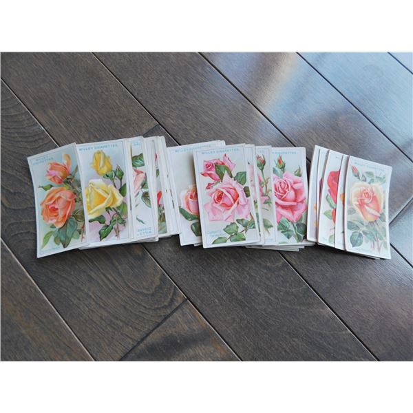 WILL’S CIGARETTE CARDS, ROSES AS SHOWN