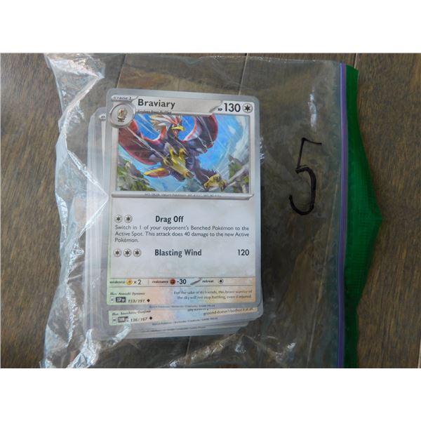 STACK OF POKEMON CARDS