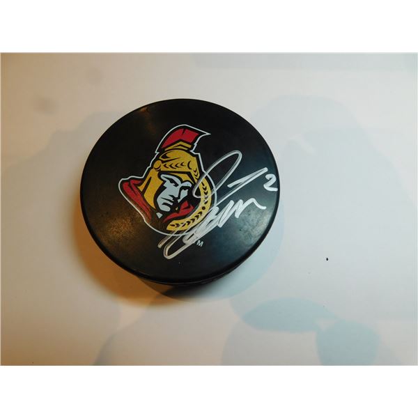 JARED COHEN SIGNED PUCK, OTTAWA SENATORS