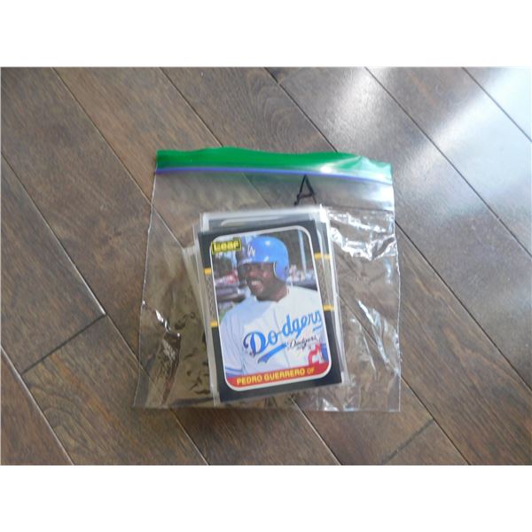 LEAF BASEBALL CARDS, 1987