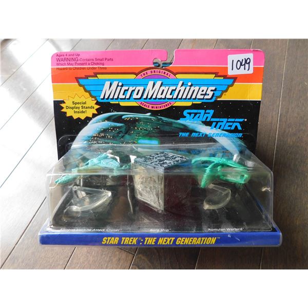 MICROMACHINES, STAR TREK THE NEXT GENERATION SHIPS, NEW ON CARD