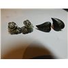 Image 1 : 2-PAIRS STERLING SILVER EARINGS, SCREWBACK AND PIERCED