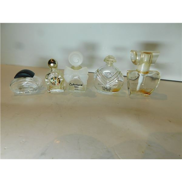 5- VINTAGE SMALL PERFUME BOTTLES