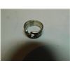 Image 3 : CRYSTAL BANDED STERLING RING, SIZE 8