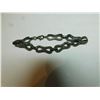 Image 1 : STERLING SILVER AND MARCESITE LINK BRACEDLET
