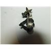 Image 2 : STERLING AND TURQUOISE DONKEY BROACH, SIGNED