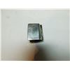 Image 2 : TURQUOISE AND STERLING VINTAGE PILL BOX, TL10 SIGNED 17G