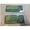 Image 3 : 2-1967 ONE DOLLAR BILLS SERIAL AND DATE NUMBERS
