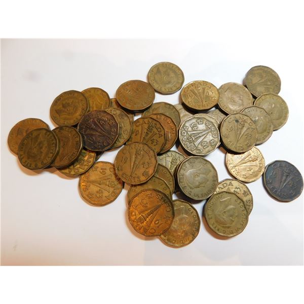ROLL OF 1943 TOMBAC FIVE CENTS