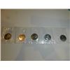 Image 2 : STRIP OF FIVE UNCIRCULATED 1968 SMALL ISLAND NICKEL DOLLARS