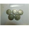 Image 1 : 5-USA BARBER DIMES, SILVER