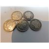 Image 2 : 5-USA BARBER DIMES, SILVER